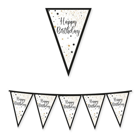 Γιρλάντα Σημαιάκια Happy  Birthday / 300 εκ
