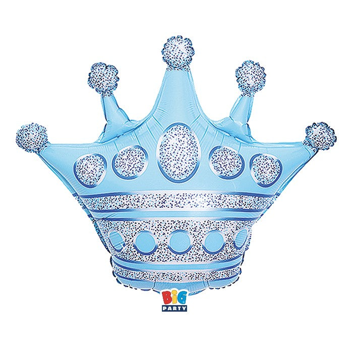 Μπαλόνι Φοιλ Σχήμα Κορώνα Σιέλ / 73 x 67 εκ