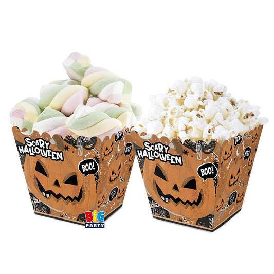 Κουτιά Pop Corn -.Scary Halloween /  6 τμχ