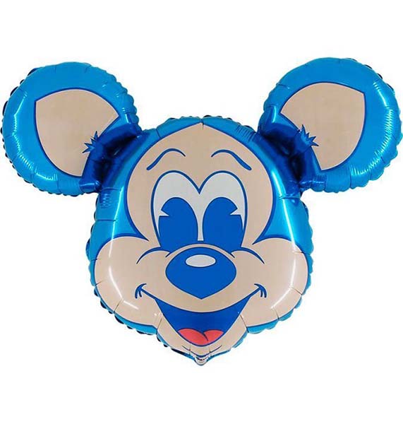 35" Μπαλόνι Φάτσα Mickey Mouse μπλε