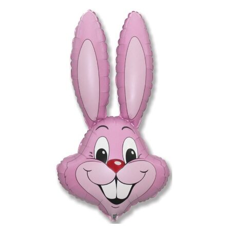 35" Μπαλόνι ροζ Λαγός