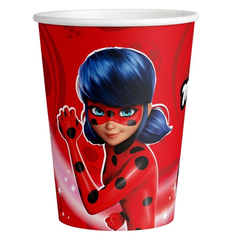 Ποτήρια Χάρτινα 250 ml  Miraculous / 8 τεμ