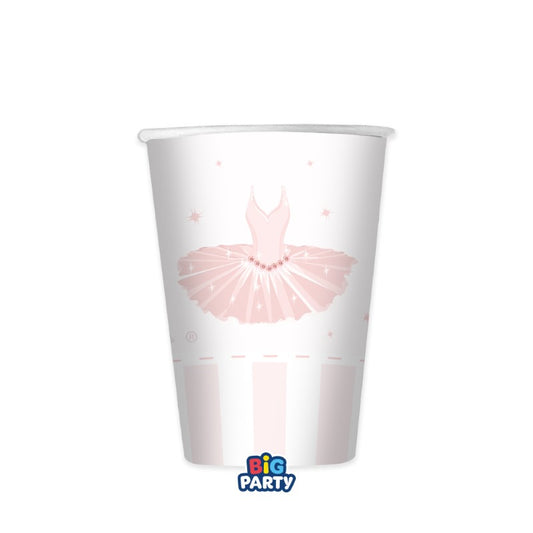 Ποτήρια Χάρτινα Μπαλαρίνα 250 cl. Ballet / 8 τμχ