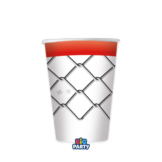 Ποτήρια Χάρτινα Μπάσκετ - Basket / 8 τμχ