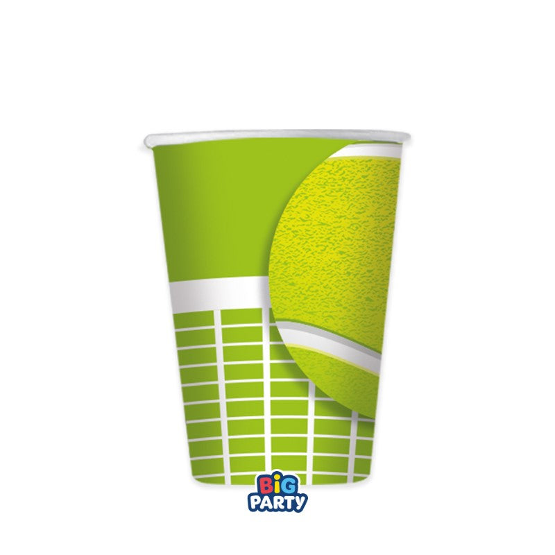 Ποτήρια Χάρτινα 250ml Tennis - Τένις / 6 τμχ