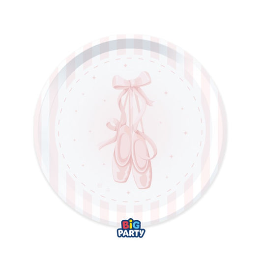 Πιάτα Χάρτινα  18 εκ. Μπαλαρίνα - Ballet / 6 τμχ