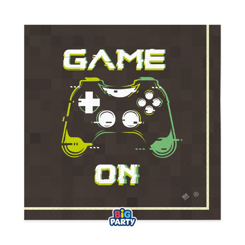 Χαρτοπετσέτες Φαγητού Videogame /controller 16 τεμ.