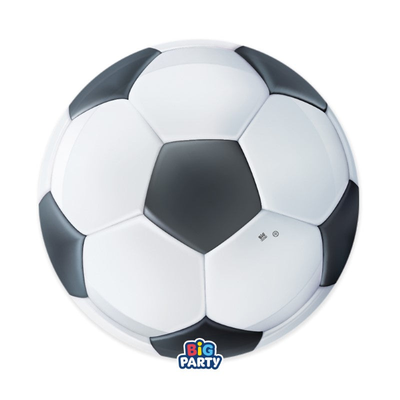 Χάρτινα Πιάτα φαγητού 22 εκ Ποδόσφαιρο/ Soccer/ 6 τεμ
