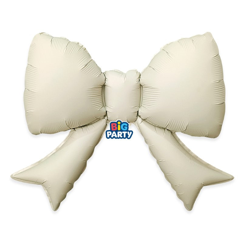 Μπαλόνι Φοιλ Σχήμα Φιόγκος Ιβουάρ / 43 x 55 εκ.