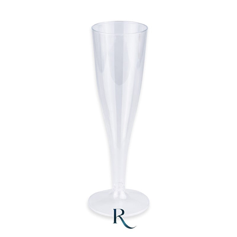 6 Flute Ποτήρια Επαναχρησιμοποιήσιμα / 140 cc Crystal