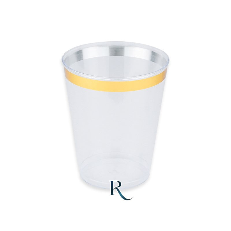 6 Ποτήρια Επαναχρησιμοποιήσιμα Tumbler / 300 cc Crystal Gold