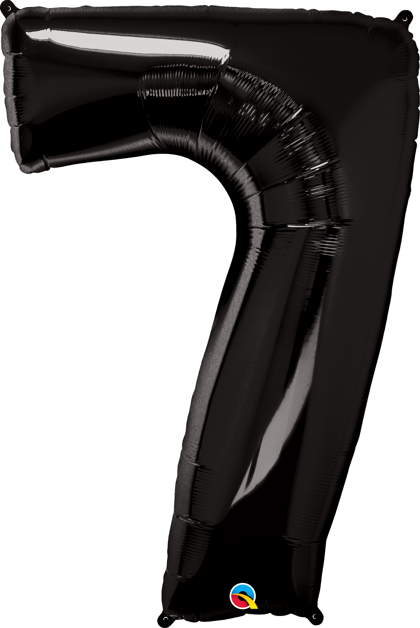 Μπαλόνι Φοιλ Σχήμα Νούμερο 7 Μαύρο 86εκ ύψος