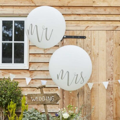 36" Μπαλόνι Mr & Mrs - Rustic Country (2 τεμ)