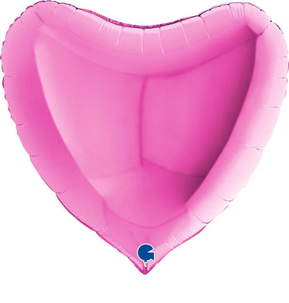36" Μπαλόνι Φούξια Καρδιά