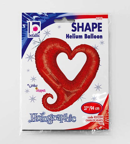37'' Μπαλόνι κόκκινη Καρδιά με ουρίτσα