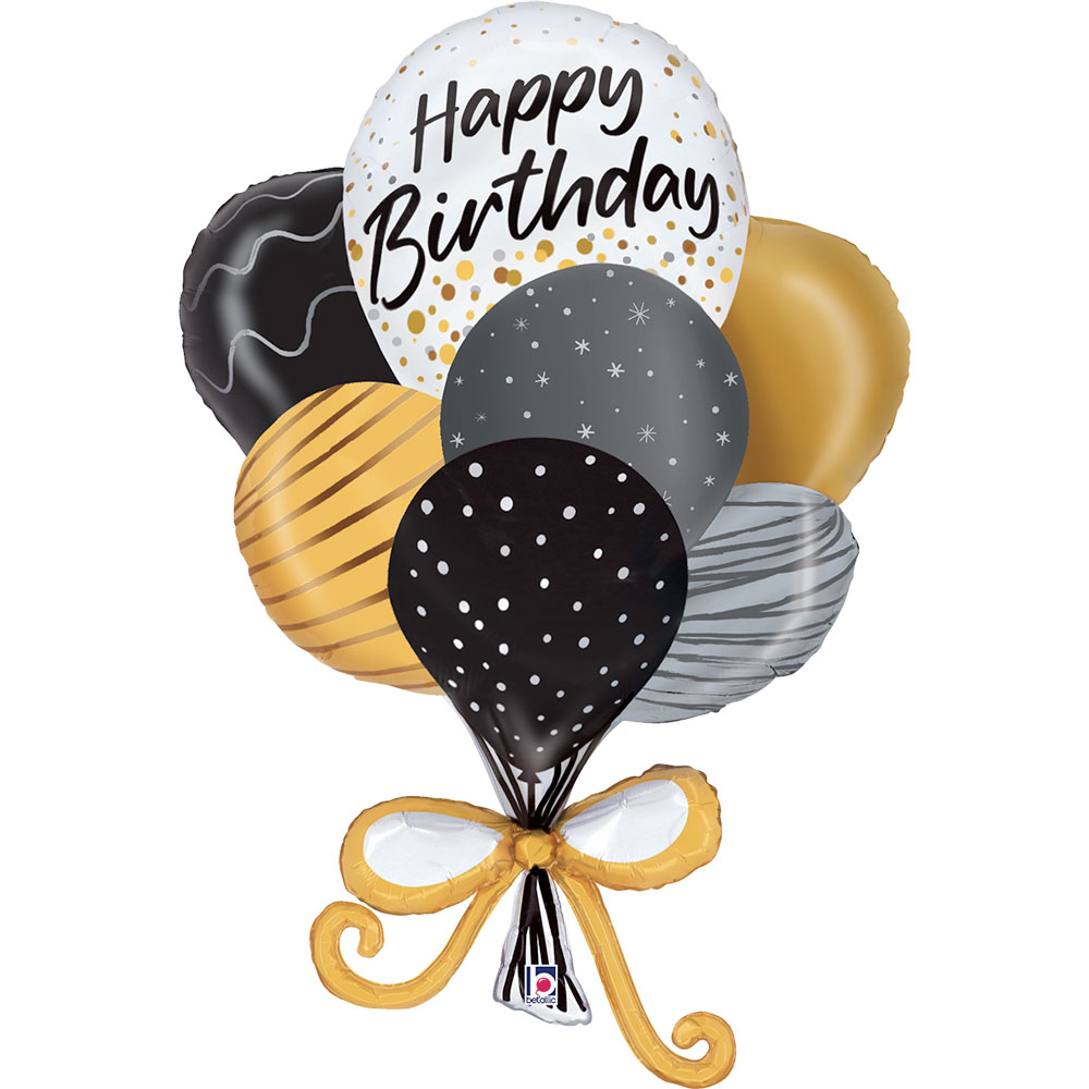 38'' Μπαλόνι Μπουκέτο Happy Birthday