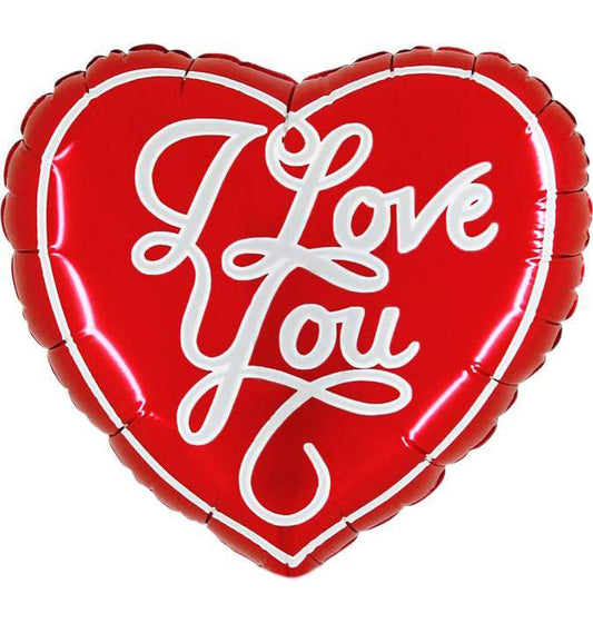 39'' Μπαλόνι Καρδιά 'I love you'