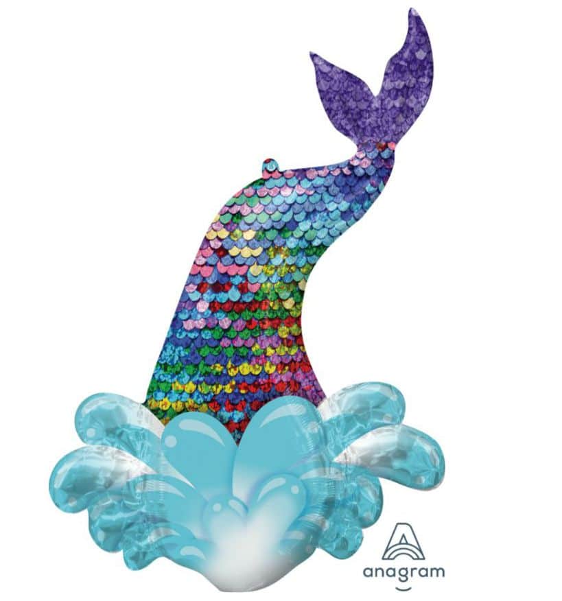 39" Μπαλόνι Ουρά Γοργόνας με πούλιες