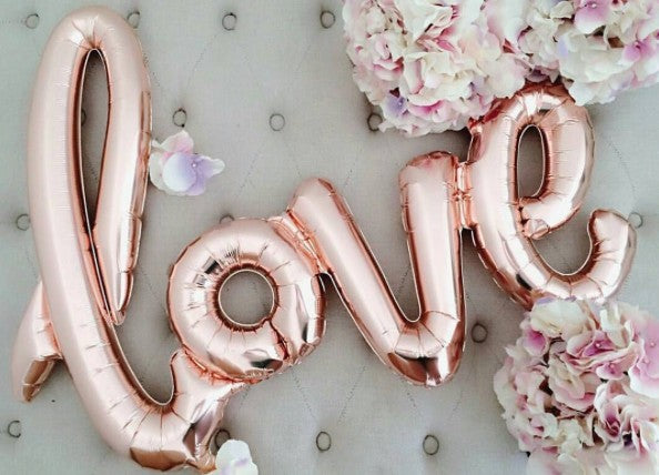 40'' Μπαλόνι αγάπης Love rosegold