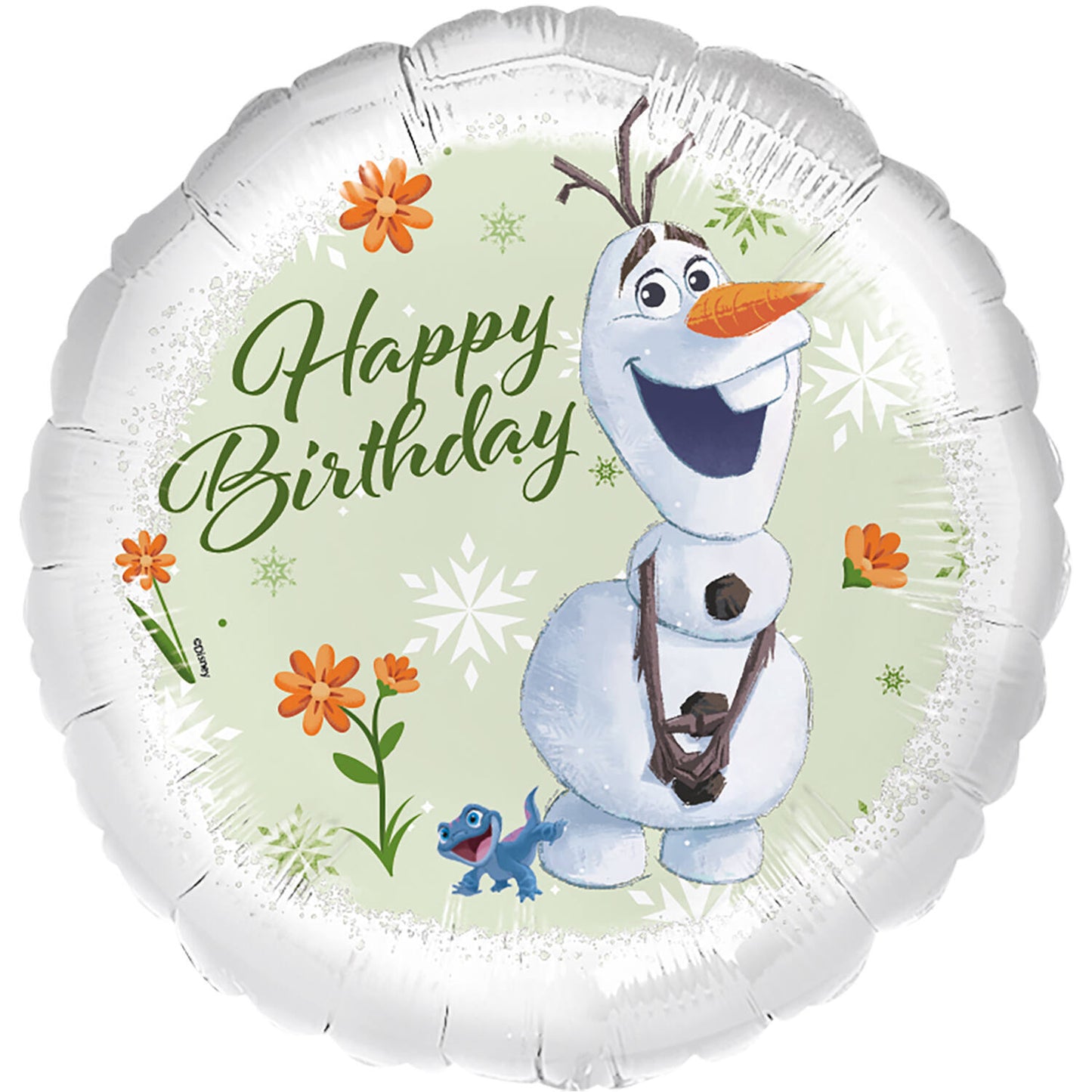 Μπαλόνι Φοιλ 17 Frozen  Olaf & Bruni - Happy Birthday / 45 εκ