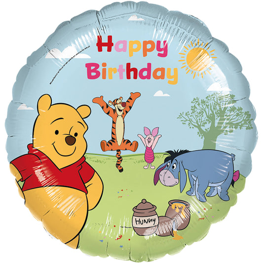 Μπαλόνι Φοιλ 17 Winnie The Pooh & Friends Happy Birthday Colorful / 45 εκ