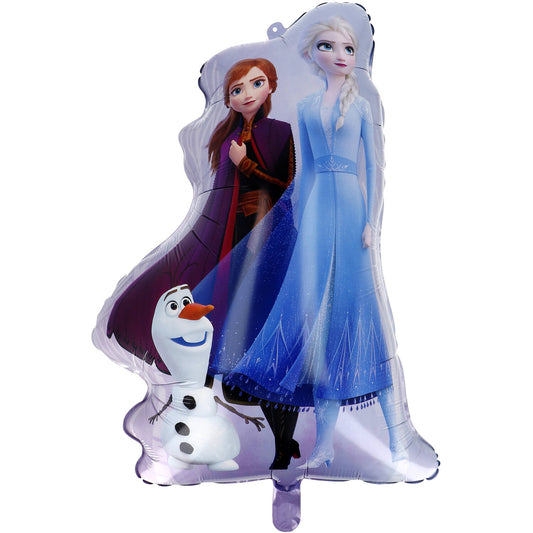 Μπαλόνι Φοιλ Σχήμα Frozen Elsa Anna Olaf Διπλής Όψεως / 62εκ ύψος