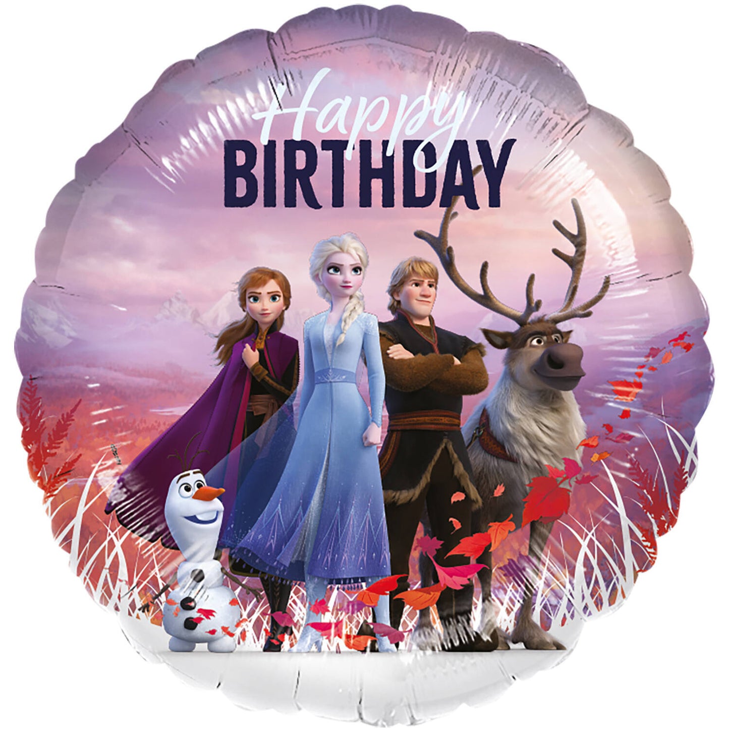 Μπαλόνι Φοιλ 17 Frozen II Happy Birthday / 45 εκ