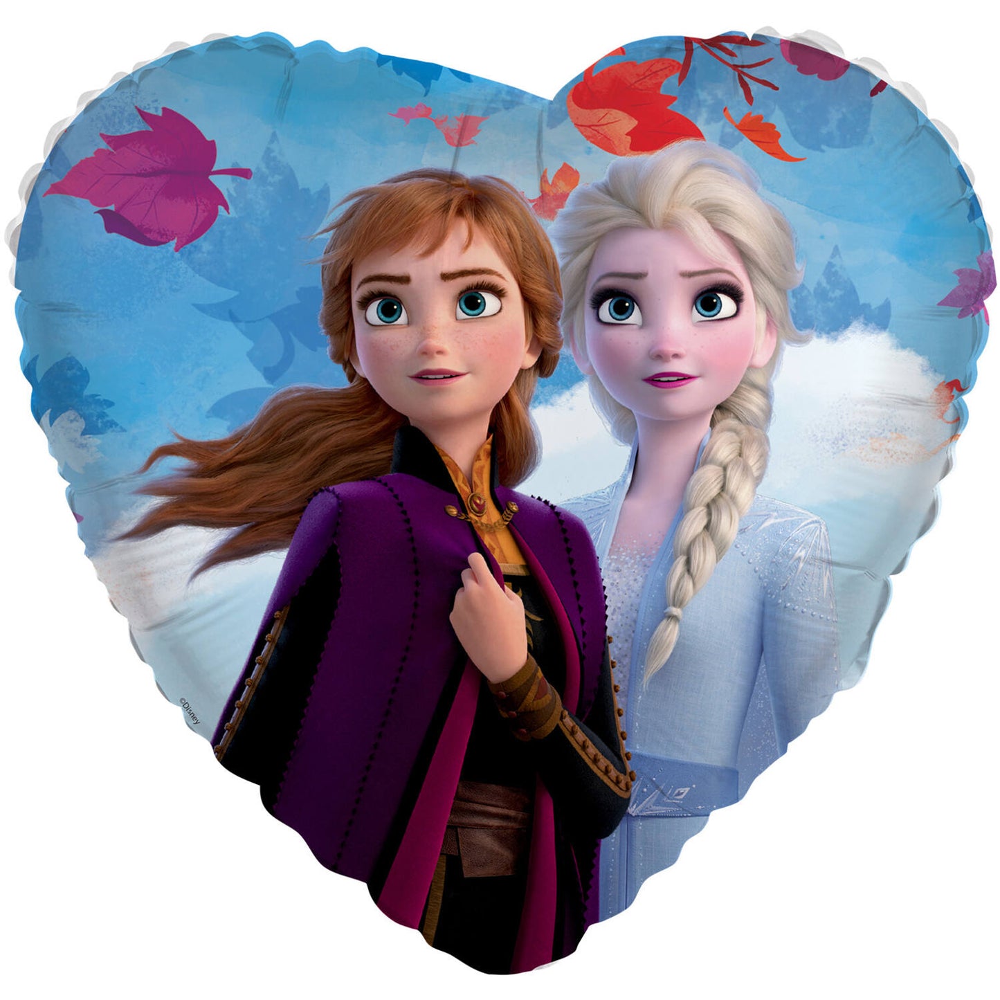 Μπαλόνι Φοιλ 18 Καρδιά Frozen Anna & Elsa / 46 εκ