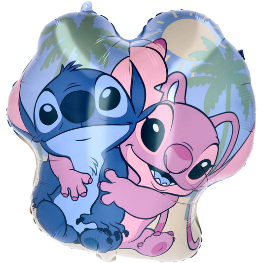 Μπαλόνι Φοιλ Σχήμα Stitch & Angel Summer Vibe Διπλής όψεως / 49 εκ ύψος