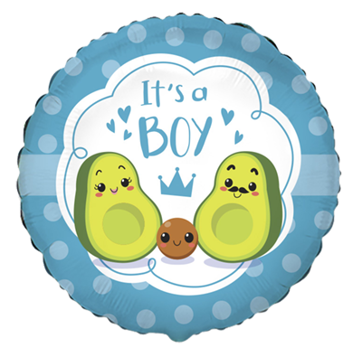 Μπαλόνι Φοιλ 18 Baby Boy Avocado - Αβοκάντο / 46 εκ Ασυσκεύαστο