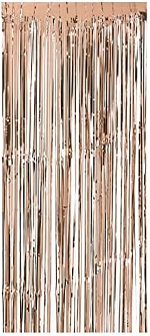 Κουρτίνα Ροζ Χρυσό 91 x 243 εκ