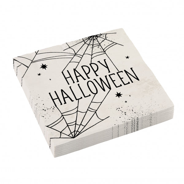 Χαρτοπετσέτες φαγητού 33εκ Happy Halloween /16 τεμ