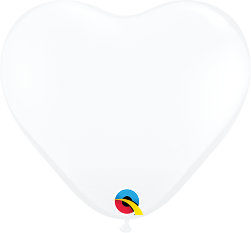 Μπαλόνια Λάτεξ Καρδιά 6 Διάφανη /100 τεμ