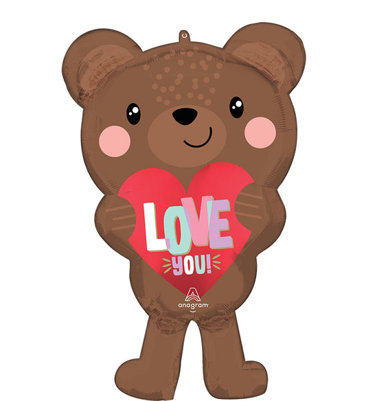 Μπαλόνι Φοιλ Σχήμα Αρκουδάκι Satin Love Bear
