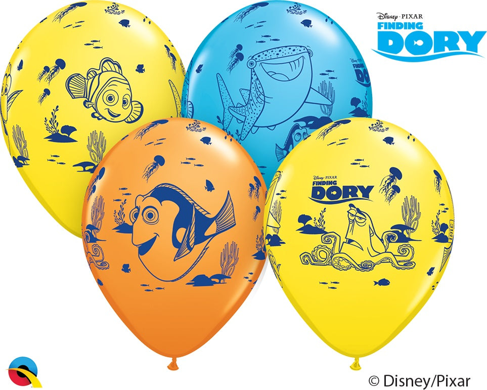 Μπαλόνια Λάτεξ 12 Disney•Pixar Dory & Friends Assortment / 6τεμ