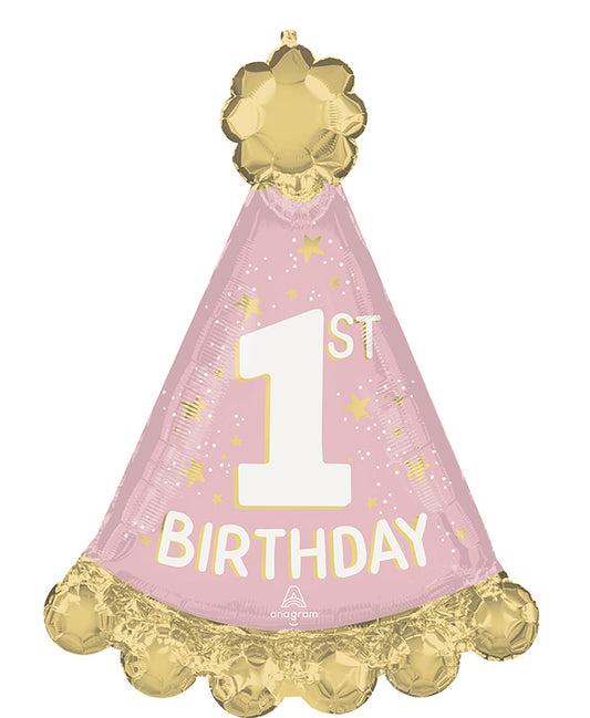 Μπαλόνι Φοιλ Σχήμα Καπελάκι Little Miss One-derful 1st Birthday / 85 εκ