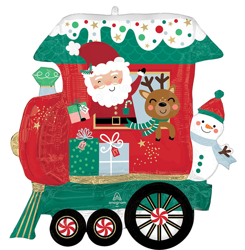 Μπαλόνι Φοιλ Σχήμα North Pole Express / 71 x 71 εκ