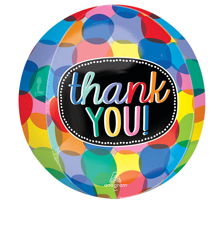 Μπαλόνι Φοιλ 16 Orbz Bubbly Thank You