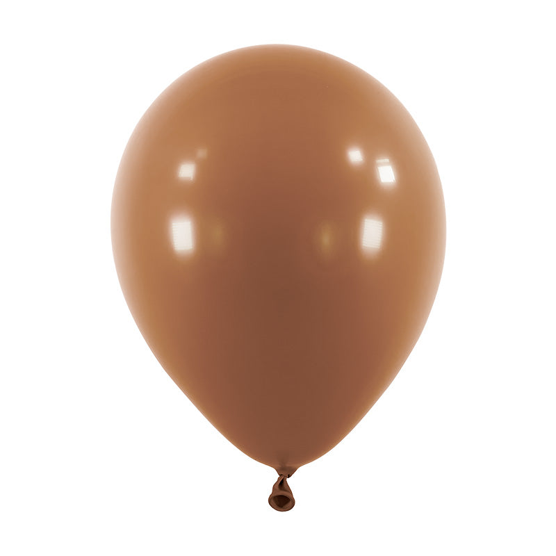 Μπαλόνια Λάτεξ 5'' Fashion Chocolate / 100 τεμ - Καφέ
