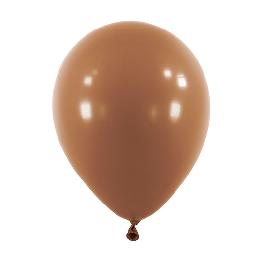 Μπαλόνια Λάτεξ 5'' Fashion Chocolate / 100 τεμ - Καφέ