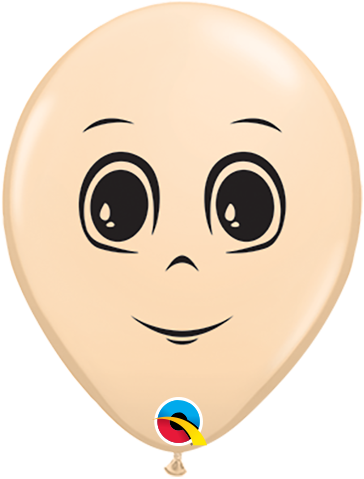 Μπαλόνια Λάτεξ 5 Blush Ανδρικό Πρόσωπο 100 τεμ.
