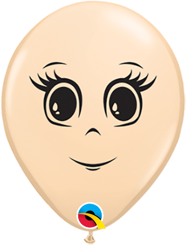 Μπαλόνια Λάτεξ 5 Blush Γυναικείο Πρόσωπο 100 τεμ.