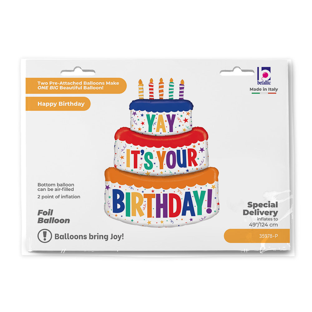 49" Μπαλόνι Birthday Cake