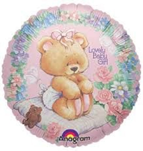 Μπαλόνι Φοιλ Μίνι 9 Simon Elvin Baby Girl / 22 εκ