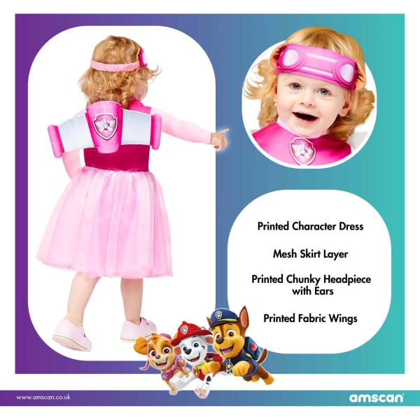 Στολή Paw Patrol Skye Costume  2-3 Ετών