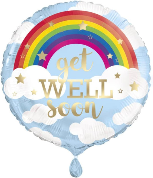 Μπαλόνι Φοιλ 18  Get Well Soon Rainbow/46 εκ
