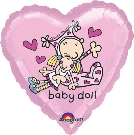 Μπαλόνι Φοιλ 18 Καρδιά Bang on the Door Baby Girl / 46 εκ