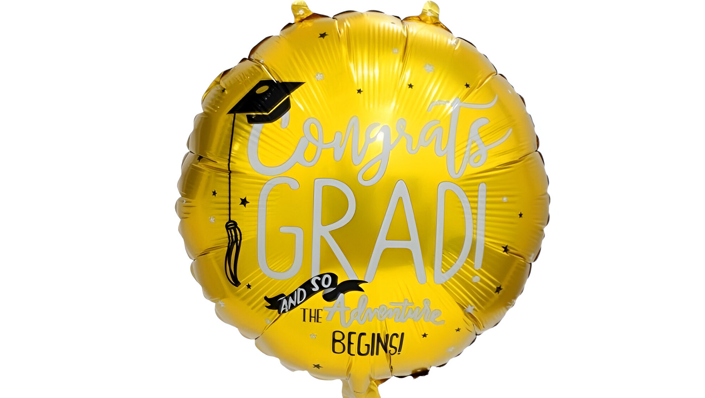 Μπαλόνι Αποφοίτησης - φουσκωμένο με ήλιον