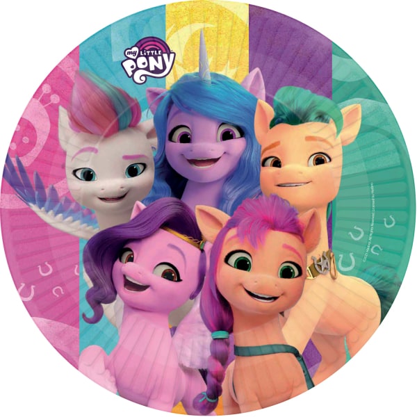 Πιάτα Χάρτινα My Little Pony 23 εκ / 8 τεμ