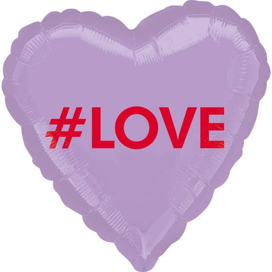 Μπαλόνια Φοιλ 17 #Love Candy Heart  / 43εκ